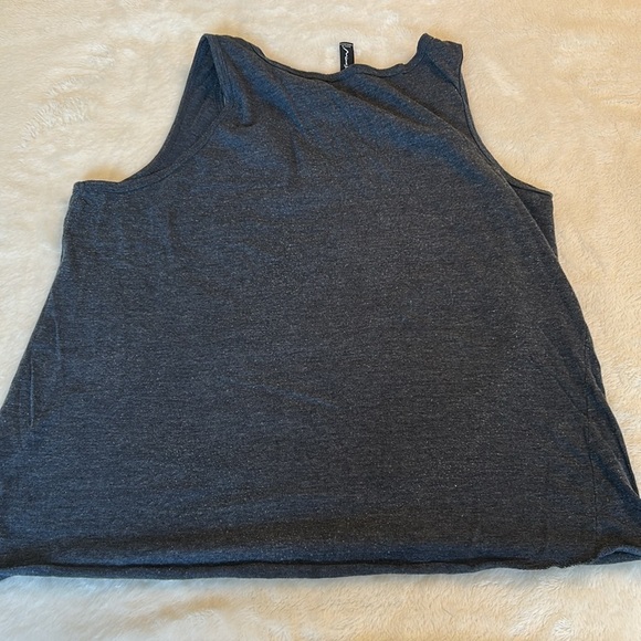 Vintage Miami Beach Graphic Tank Top - Dark Gray - Picture 4 of 4